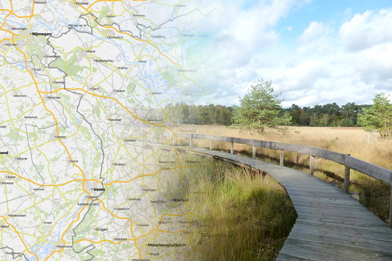 Wanderwege und Wadnerrouten am Niederrhein